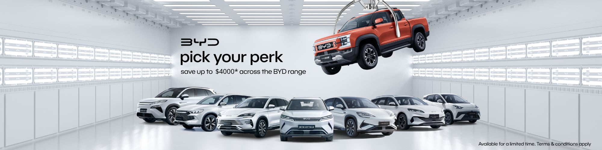 BYD Pick Your Perk Offer